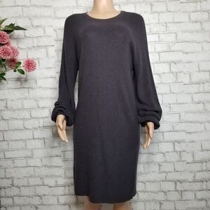 🆕️💥Gray Layla Crew Neck Sweater Dress